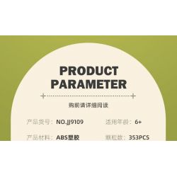 JIESTAR JJ9109 9109 CHẬU HOA CÚC NGÀN bộ đồ chơi xếp lắp ráp ghép mô hình Creator CHRYSANTHEMUM MOLIFOLIUM Sáng Tạo 353 khối