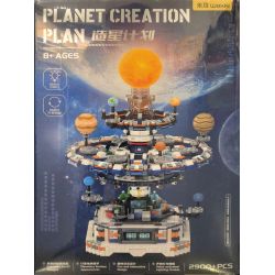 WEKKI 506505 DỰ ÁN TẠO SAO bộ đồ chơi xếp lắp ráp ghép mô hình PLANT CREATION 2900 khối