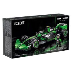 CADA DOUBLEE C55032 55032 ĐỘI KICK SAUBER F1 C44-2024 tỷ lệ 1:24 bộ đồ chơi xếp lắp ráp ghép mô hình Speed Champions Racing Cars Đua Xe Công Thức 314 khối