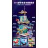 LUMIBRICKS FUNWHOLE F9042 9042 THÀNH PHỐ CYBERPUNK NEON TÒA NHÀ CHUNG CƯ OASIS bộ đồ chơi xếp lắp ráp ghép mô hình Creator Sáng Tạo 2507 khối