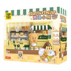TOP TOY TC2057 2057 CỬA HÀNG TRÁNG MIỆNG BƠ GẤU bộ đồ chơi xếp lắp ráp ghép mô hình BUTTERBEAR DESSERT SHOP 460 khối