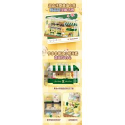 TOP TOY TC2057 2057 CỬA HÀNG TRÁNG MIỆNG BƠ GẤU bộ đồ chơi xếp lắp ráp ghép mô hình BUTTERBEAR DESSERT SHOP 460 khối