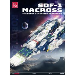 JIESTAR 58144 CHIẾN TRANH GIỮA CÁC VÌ SAO MACROSS SDF-1 bộ đồ chơi xếp lắp ráp ghép mô hình Movie & Game SDF-1 MACROSS Phim Và Trò Chơi 4682 khối