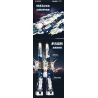 JIESTAR 58144 CHIẾN TRANH GIỮA CÁC VÌ SAO MACROSS SDF-1 bộ đồ chơi xếp lắp ráp ghép mô hình Movie & Game SDF-1 MACROSS Phim Và Trò Chơi 4682 khối