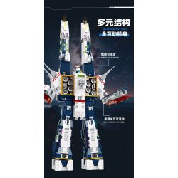 JIESTAR 58144 CHIẾN TRANH GIỮA CÁC VÌ SAO MACROSS SDF-1 bộ đồ chơi xếp lắp ráp ghép mô hình Movie & Game SDF-1 MACROSS Phim Và Trò Chơi 4682 khối