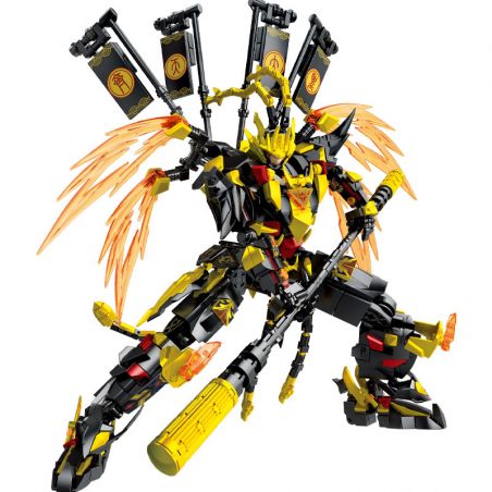 LE YI 62075 TÔN NGỘ KHÔNG PHẢN NGHỊCH ĐỐI MẶT VỚI VẬN MỆNH bộ đồ chơi xếp lắp ráp ghép mô hình 1128 khối