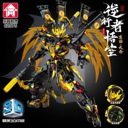 LE YI 62075 TÔN NGỘ KHÔNG PHẢN NGHỊCH ĐỐI MẶT VỚI VẬN MỆNH bộ đồ chơi xếp lắp ráp ghép mô hình 1128 khối