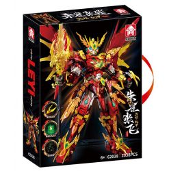 LE YI 62038 ÁO GIÁP MÁY BAY SUZAKU ZHANG KIỂU TRUNG QUỐC bộ đồ chơi xếp lắp ráp ghép mô hình 2038 khối