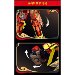 LE YI 62038 ÁO GIÁP MÁY BAY SUZAKU ZHANG KIỂU TRUNG QUỐC bộ đồ chơi xếp lắp ráp ghép mô hình 2038 khối