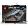 MINGDI LEIBAO K2118 2118 SÚNG TIỂU LIÊN bộ đồ chơi xếp lắp ráp ghép mô hình Technic FIREARMS Kỹ Thuật Công Nghệ Cao Mô Hình Phương Tiện 435 khối