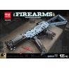 MINGDI LEIBAO K2118 2118 SÚNG TIỂU LIÊN bộ đồ chơi xếp lắp ráp ghép mô hình Technic FIREARMS Kỹ Thuật Công Nghệ Cao Mô Hình Phương Tiện 435 khối
