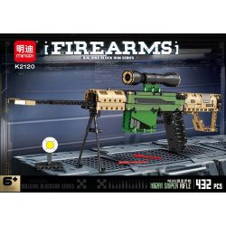MINGDI LEIBAO K2120 2120 SÚNG BẮN TỈA M82A1 bộ đồ chơi xếp lắp ráp ghép mô hình Technic FIREARMS Kỹ Thuật Công Nghệ Cao Mô Hình Phương Tiện 432 khối