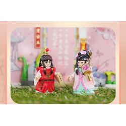 DECOOL BRICKCOOL 40001 CUỐN SÁCH MƠ ƯỚC CỦA LÂU ĐÀI ĐỎ bộ đồ chơi xếp lắp ráp ghép mô hình