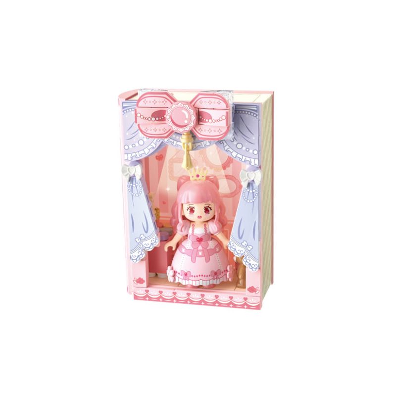 WEKKI 519005 CÔNG CHÚA MỘNG MƠ CUỐN SÁCH TUYỆT VỜI VỀ NÀNG TRONG bộ đồ chơi xếp lắp ráp ghép mô hình Girl Con Gái