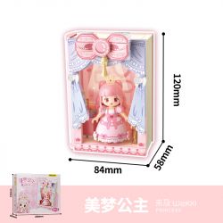 WEKKI 519005 CÔNG CHÚA MỘNG MƠ CUỐN SÁCH TUYỆT VỜI VỀ NÀNG TRONG bộ đồ chơi xếp lắp ráp ghép mô hình Girl Con Gái