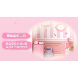 WEKKI 519005 CÔNG CHÚA MỘNG MƠ CUỐN SÁCH TUYỆT VỜI VỀ NÀNG TRONG bộ đồ chơi xếp lắp ráp ghép mô hình Girl Con Gái