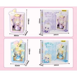 WEKKI 519005 CÔNG CHÚA MỘNG MƠ CUỐN SÁCH TUYỆT VỜI VỀ NÀNG TRONG bộ đồ chơi xếp lắp ráp ghép mô hình Girl Con Gái