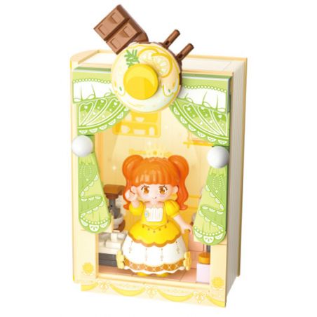 WEKKI 519006 CÔNG CHÚA TRONG MƠ CUỐN SÁCH TUYỆT VỜI VỀ NHỮNG NÀNG bộ đồ chơi xếp lắp ráp ghép mô hình Girl Con Gái