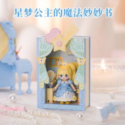 WEKKI 519007 CÔNG CHÚA TRONG MƠ CUỐN SÁCH TUYỆT VỜI CỦA STAR DREAM PRINCESS bộ đồ chơi xếp lắp ráp ghép mô hình Girl Con Gái