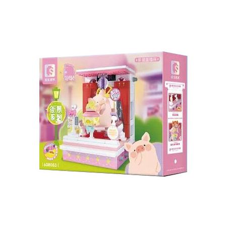 SEMBO 608083 CẢNH PHỐ LỢN ĐÓNG HỘP LULU PHÒNG PHÁT SÓNG TRỰC TIẾP CỦA NGƯỜI NỔI TIẾNG bộ đồ chơi xếp lắp ráp ghép mô hình Military Army Quân Sự Bộ Đội 267 khối