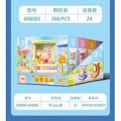 SEMBO 608085 CẢNH ĐƯỜNG PHỐ LỢN ĐÓNG HỘP LULU CĂN BẾP MA THUẬT bộ đồ chơi xếp lắp ráp ghép mô hình Military Army Quân Sự Bộ Đội 260 khối