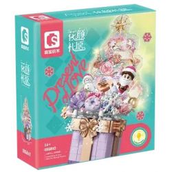 SEMBO 605042 LỜI CHÚC ĐẸP bộ đồ chơi xếp lắp ráp ghép mô hình Creator Sáng Tạo 309 khối