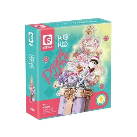 SEMBO 605042 LỜI CHÚC ĐẸP bộ đồ chơi xếp lắp ráp ghép mô hình Creator Sáng Tạo 309 khối