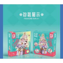 SEMBO 605042 LỜI CHÚC ĐẸP bộ đồ chơi xếp lắp ráp ghép mô hình Creator Sáng Tạo 309 khối