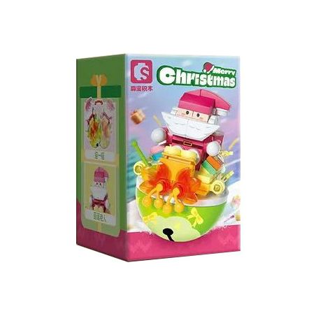 SEMBO 605038 GIÁNG SINH GIAO QUÀ bộ đồ chơi xếp lắp ráp ghép mô hình Creator Sáng Tạo