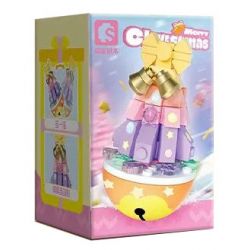 SEMBO 605039 GIÁNG SINH LẮC ĐIỀU ƯỚC NGÔI SAO bộ đồ chơi xếp lắp ráp ghép mô hình Creator Sáng Tạo