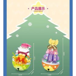 SEMBO 605039 GIÁNG SINH LẮC ĐIỀU ƯỚC NGÔI SAO bộ đồ chơi xếp lắp ráp ghép mô hình Creator Sáng Tạo