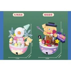 SEMBO 605039 GIÁNG SINH LẮC ĐIỀU ƯỚC NGÔI SAO bộ đồ chơi xếp lắp ráp ghép mô hình Creator Sáng Tạo