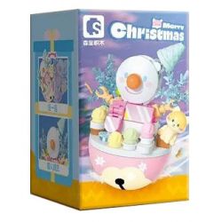 SEMBO 605040 GIÁNG SINH YÊU TINH MÙA ĐÔNG bộ đồ chơi xếp lắp ráp ghép mô hình Creator Sáng Tạo