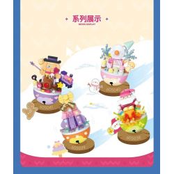 SEMBO 605040 GIÁNG SINH YÊU TINH MÙA ĐÔNG bộ đồ chơi xếp lắp ráp ghép mô hình Creator Sáng Tạo