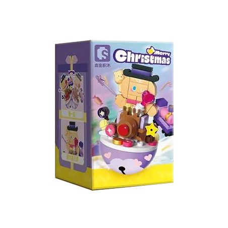 SEMBO 605041 GIÁNG SINH CUỘC GẶP GỠ KỲ DIỆU bộ đồ chơi xếp lắp ráp ghép mô hình Creator Sáng Tạo