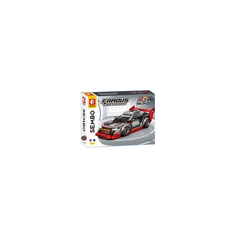 SEMBO 714560 XE SANG TRỌNG JIJI 714560 bộ đồ chơi xếp lắp ráp ghép mô hình Speed Champions Racing Cars Đua Xe Công Thức 328 khối