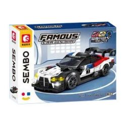 SEMBO 714562 XE NỔI TIẾNG JIJI 714562 bộ đồ chơi xếp lắp ráp ghép mô hình Speed Champions Racing Cars Đua Xe Công Thức 387 khối