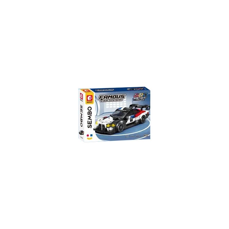 SEMBO 714562 XE NỔI TIẾNG JIJI 714562 bộ đồ chơi xếp lắp ráp ghép mô hình Speed Champions Racing Cars Đua Xe Công Thức 387 khối