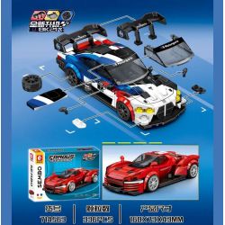 SEMBO 714562 XE NỔI TIẾNG JIJI 714562 bộ đồ chơi xếp lắp ráp ghép mô hình Speed Champions Racing Cars Đua Xe Công Thức 387 khối