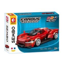 SEMBO 714563 XE NỔI TIẾNG JIJI 714563 bộ đồ chơi xếp lắp ráp ghép mô hình Speed Champions Racing Cars Đua Xe Công Thức 336 khối