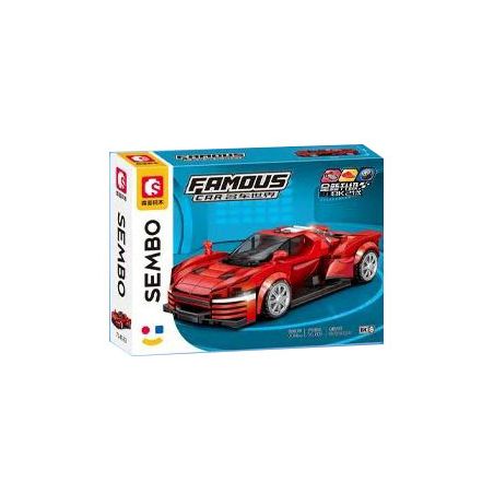 SEMBO 714563 XE NỔI TIẾNG JIJI 714563 bộ đồ chơi xếp lắp ráp ghép mô hình Speed Champions Racing Cars Đua Xe Công Thức 336 khối