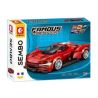 SEMBO 714563 XE NỔI TIẾNG JIJI 714563 bộ đồ chơi xếp lắp ráp ghép mô hình Speed Champions Racing Cars Đua Xe Công Thức 336 khối