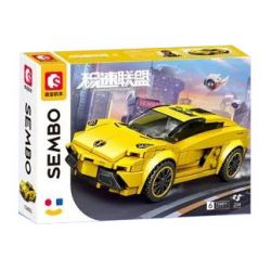 SEMBO 714811 LIÊN MINH JISU 714811 bộ đồ chơi xếp lắp ráp ghép mô hình Speed Champions Racing Cars Đua Xe Công Thức 204 khối