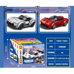 SEMBO 714811 LIÊN MINH JISU 714811 bộ đồ chơi xếp lắp ráp ghép mô hình Speed Champions Racing Cars Đua Xe Công Thức 204 khối