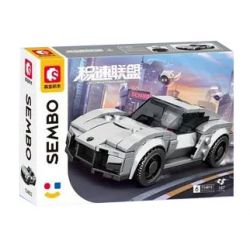 SEMBO 714812 LIÊN MINH JISU 714812 bộ đồ chơi xếp lắp ráp ghép mô hình Speed Champions Racing Cars Đua Xe Công Thức 187 khối