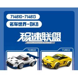 SEMBO 714812 LIÊN MINH JISU 714812 bộ đồ chơi xếp lắp ráp ghép mô hình Speed Champions Racing Cars Đua Xe Công Thức 187 khối