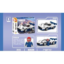 SEMBO 714813 LIÊN MINH JISU 714813 bộ đồ chơi xếp lắp ráp ghép mô hình Speed Champions Racing Cars Đua Xe Công Thức 181 khối