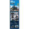 SEMBO 104334 CHIẾN DỊCH BLACK HAWK GIÁM SÁT PHƯƠNG TIỆN ĐỊA HÌNH KIỂM SOÁT BẠO LOẠN bộ đồ chơi xếp lắp ráp ghép mô hình SWAT 529 khối