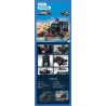 SEMBO 104337 CHIẾN DỊCH BLACK HAWK BẤT NGỜ VỀ XE CHỐNG ĐẠN bộ đồ chơi xếp lắp ráp ghép mô hình SWAT BULLETPROOF BUMP 379 khối