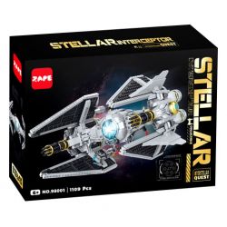 ZAPE 98001 THIẾT BỊ ĐÁNH CHẶN TITAN bộ đồ chơi xếp lắp ráp ghép mô hình Star Wars STELLAR INTERCEPTOR Chiến Tranh Giữa Các Vì Sao 1109 khối